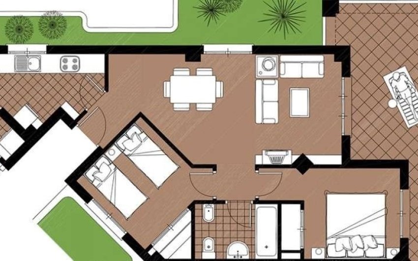 Herverkoop - Apartment -
Hacienda Riquelme Golf Resort - Inland