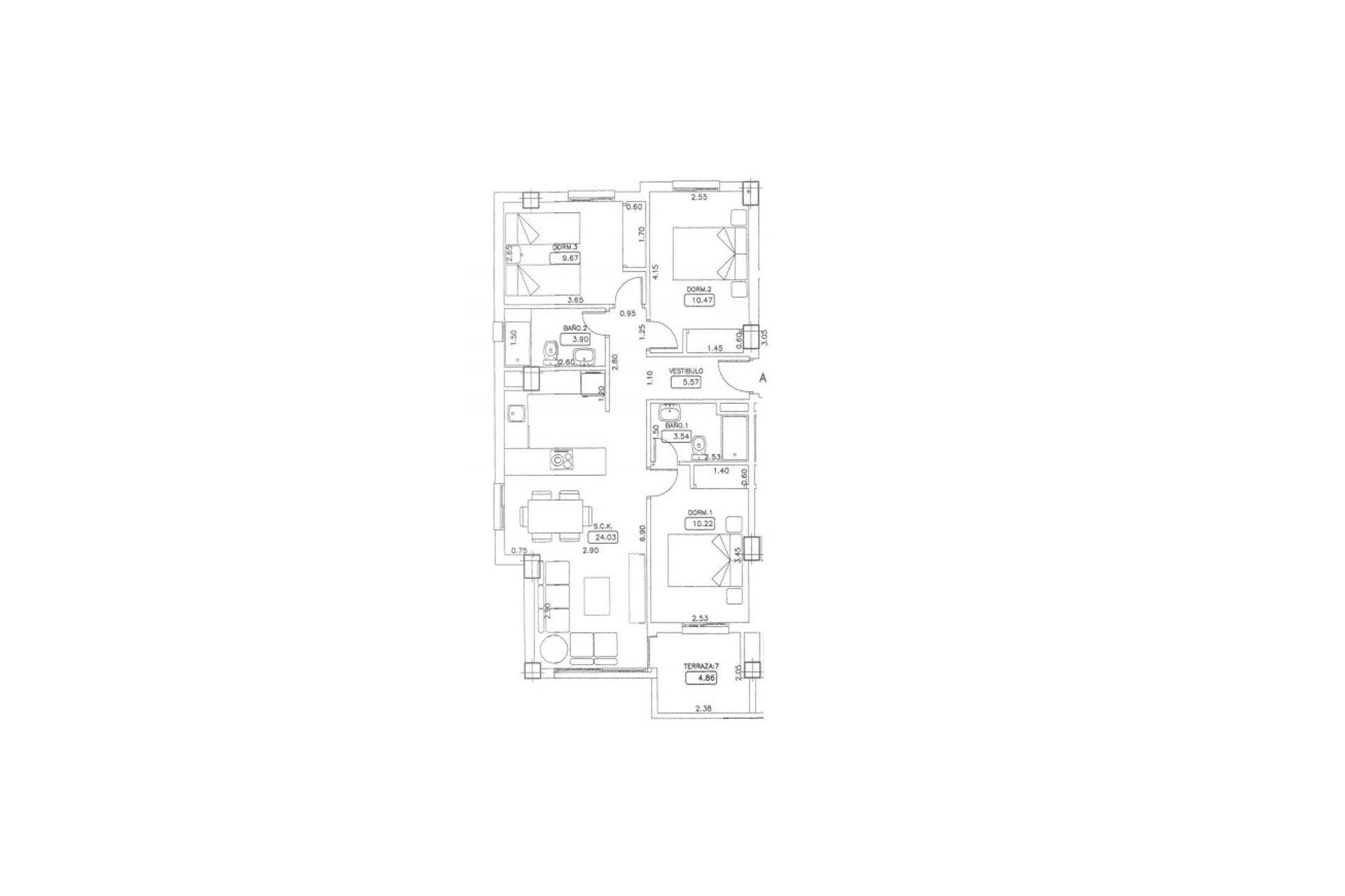 Herverkoop - Apartment -
Orihuela Costa - Campoamor