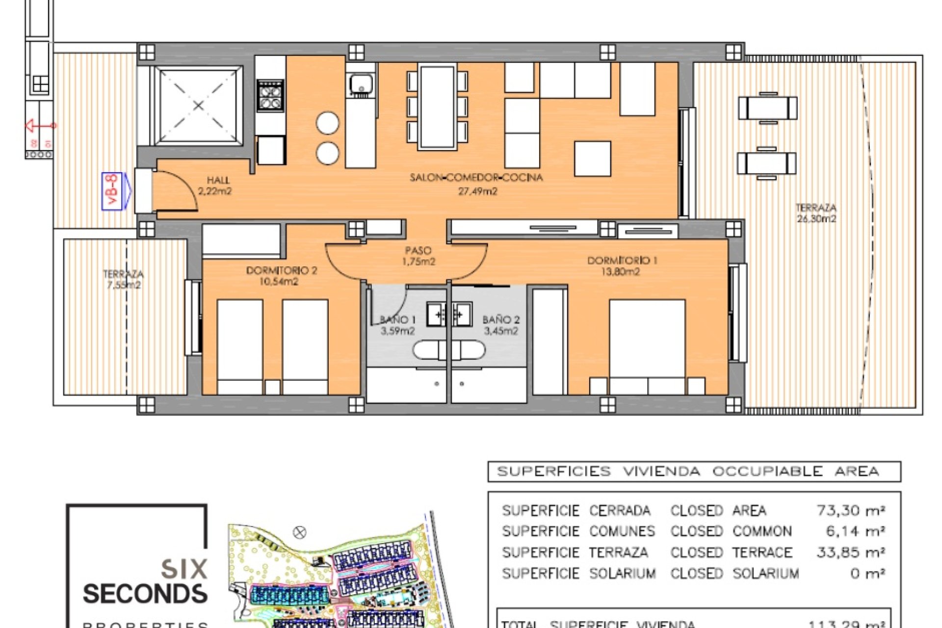 Herverkoop - Apartment -
Orihuela Costa - Playa Flamenca