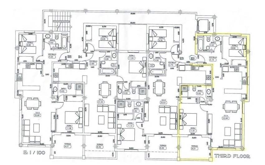 Herverkoop - Penthouse -
Villamartín - PAU 8