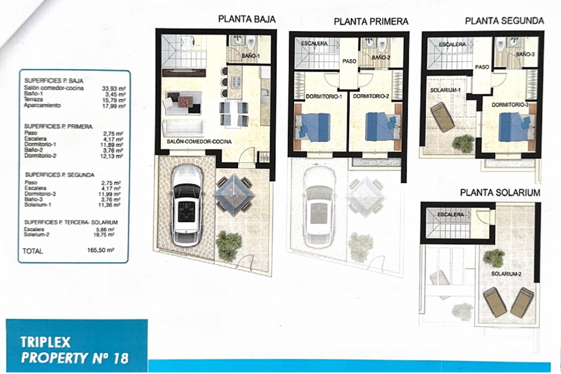 Herverkoop - Town House -
Villamartin - Costa Blanca
