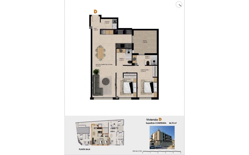 New Build - Apartment -
Catral - pueblo