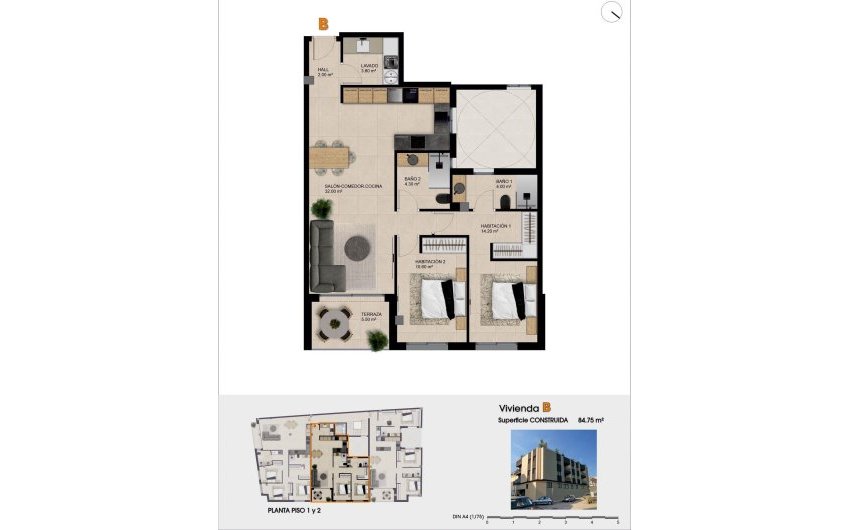 New Build - Apartment -
Catral - pueblo