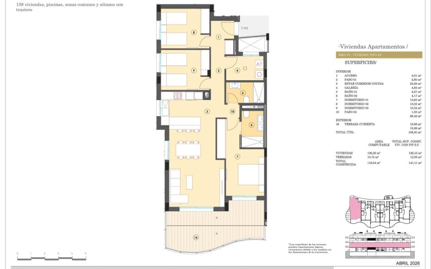 New Build - Apartment -
Finestrat - Campana Garden