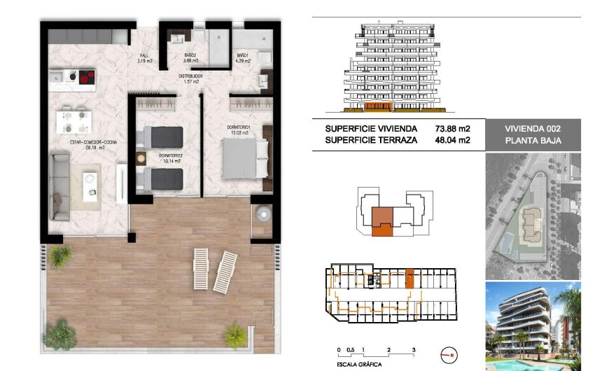 New Build - Apartment -
Guardamar del Segura - Puerto