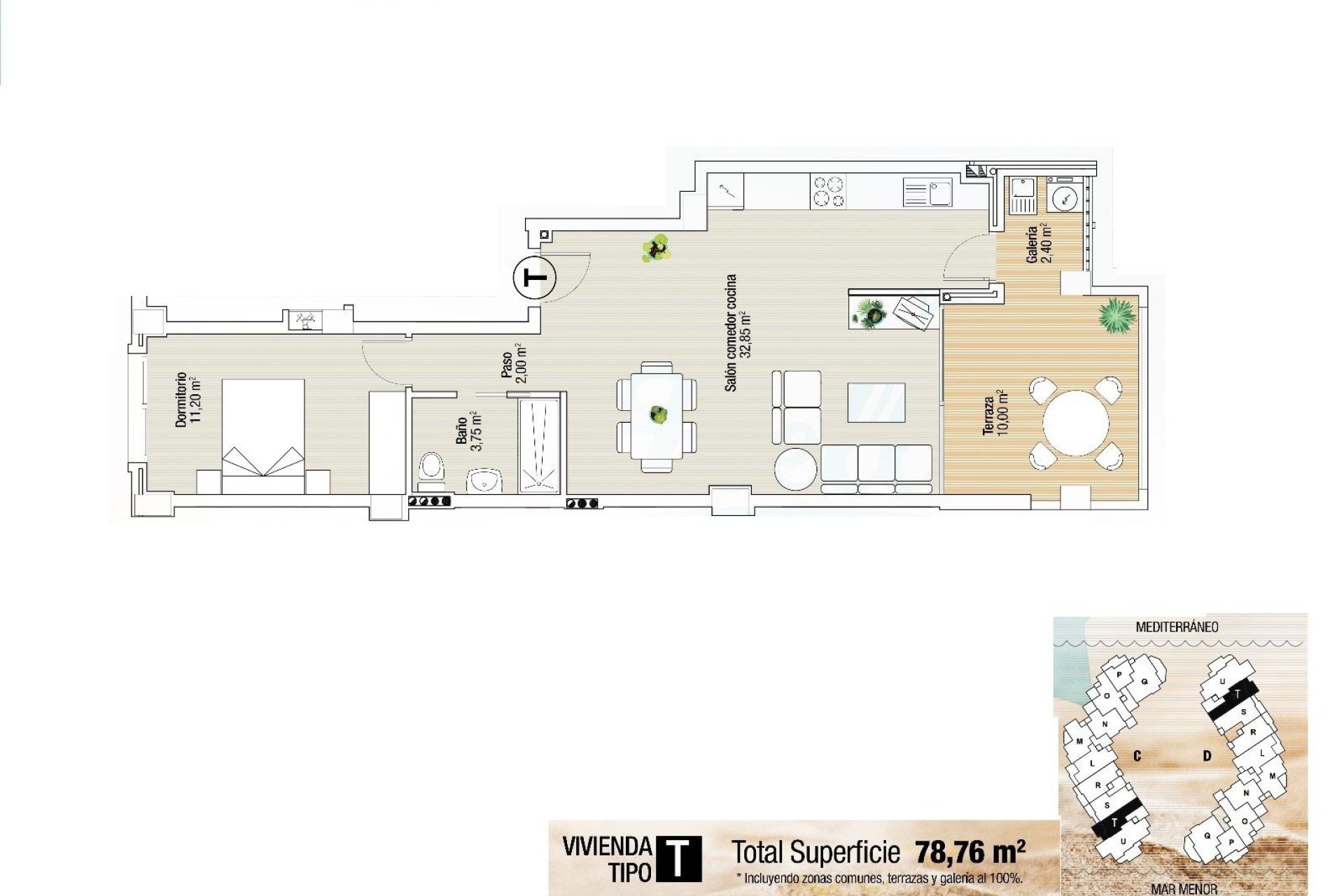 New Build - Apartment -
La Manga del Mar Menor - La Manga