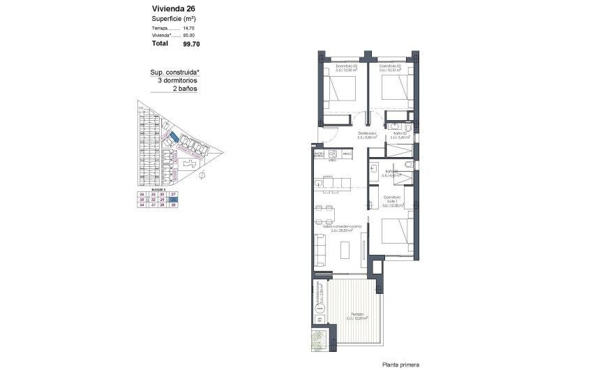 New Build - Apartment -
Los Alcazares - Serena Golf