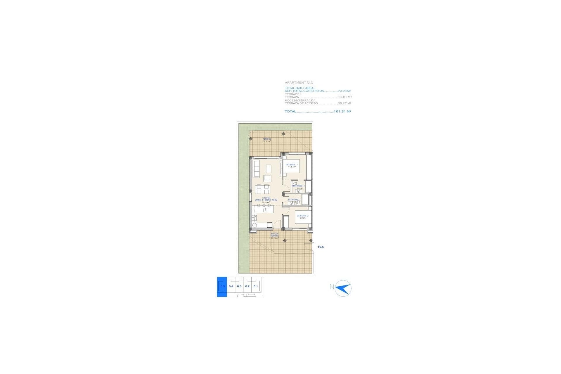 New Build - Apartment -
Los Alcazares - Serena Golf