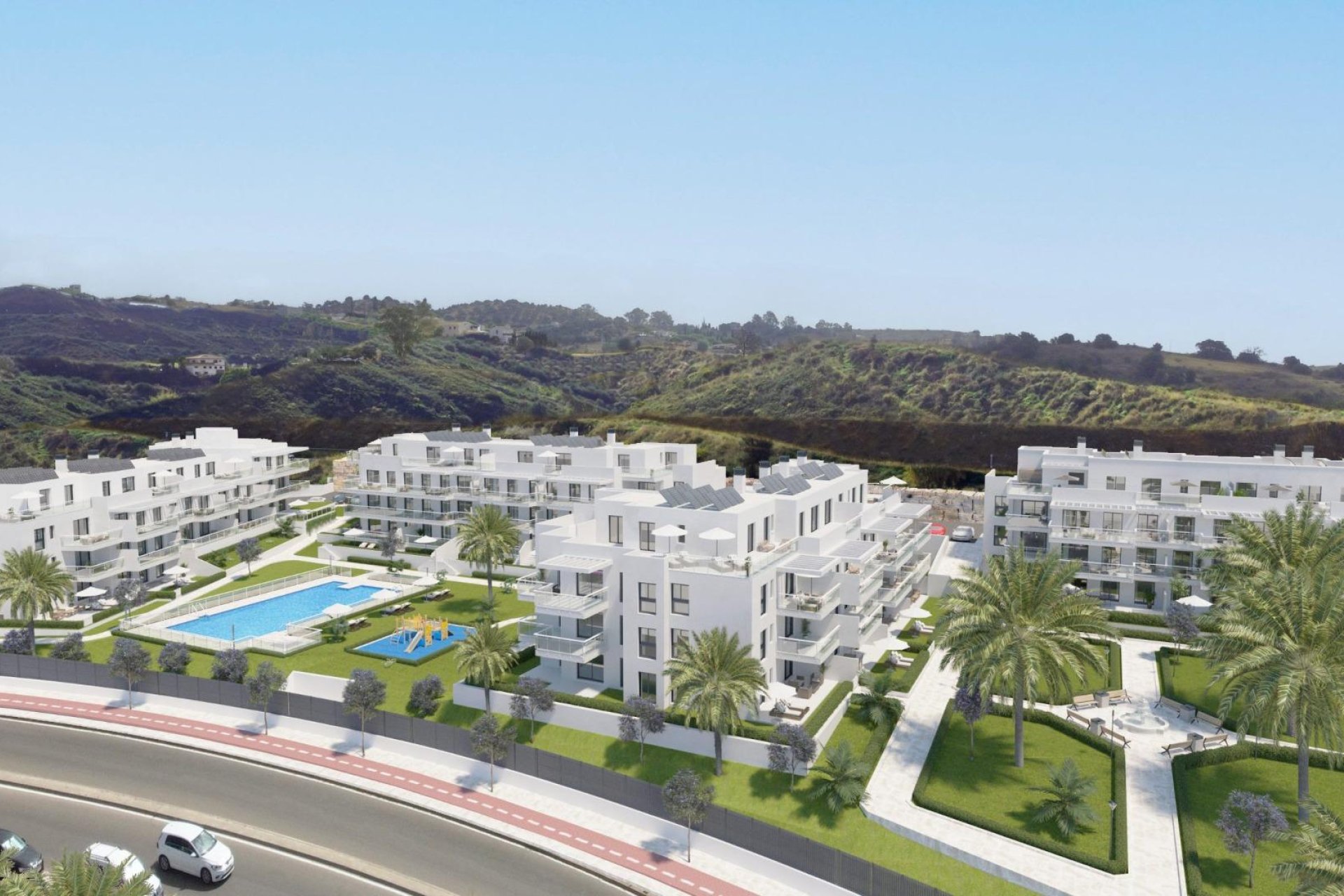 New Build - Apartment -
Mijas - Lagar Martell