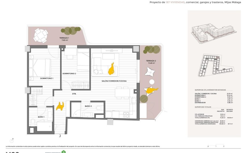 New Build - Apartment -
Mijas - pueblo