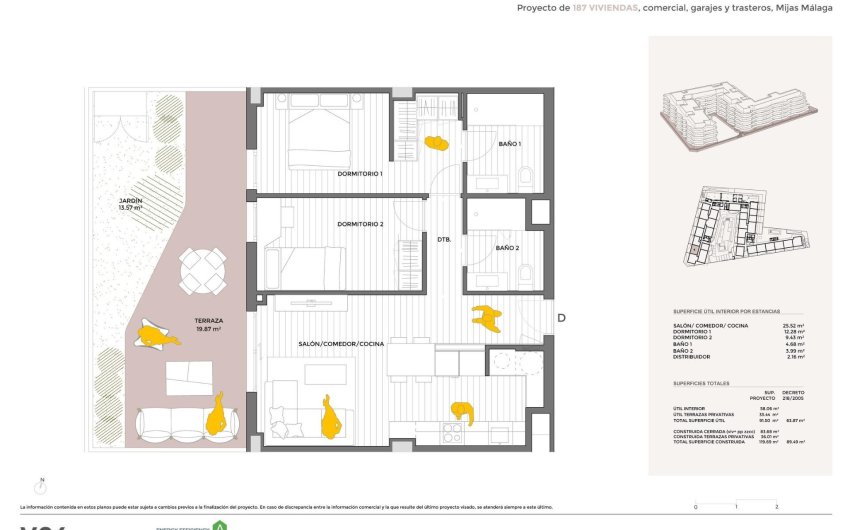 New Build - Apartment -
Mijas - pueblo