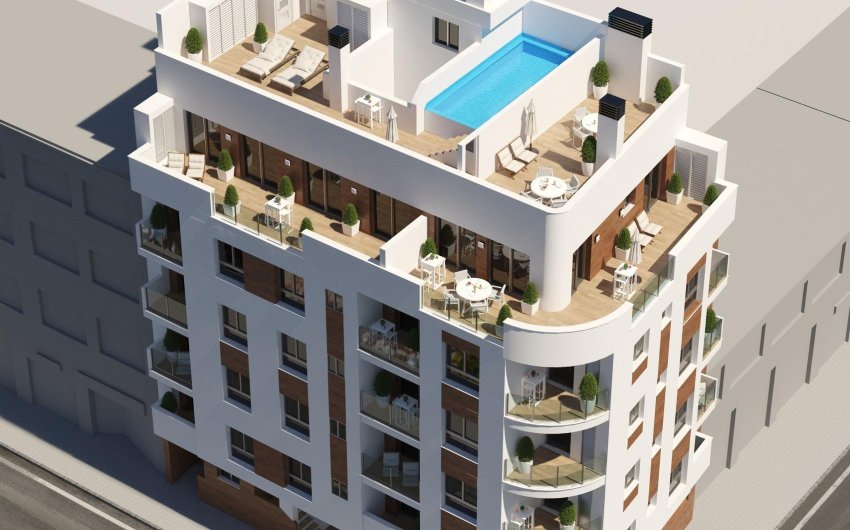 New Build - Apartment -
Torrevieja - Centro