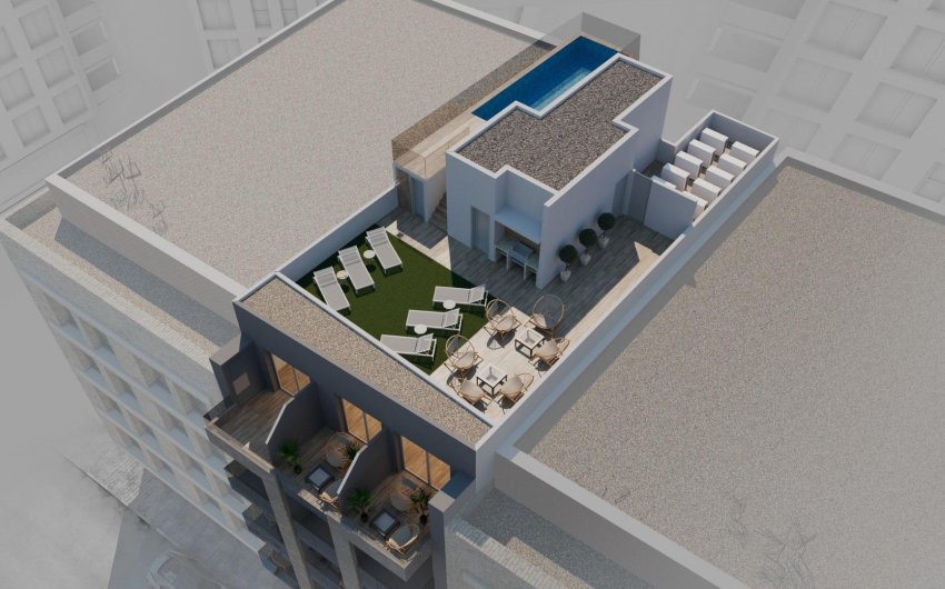 New Build - Apartment -
Torrevieja - Playa de los Locos