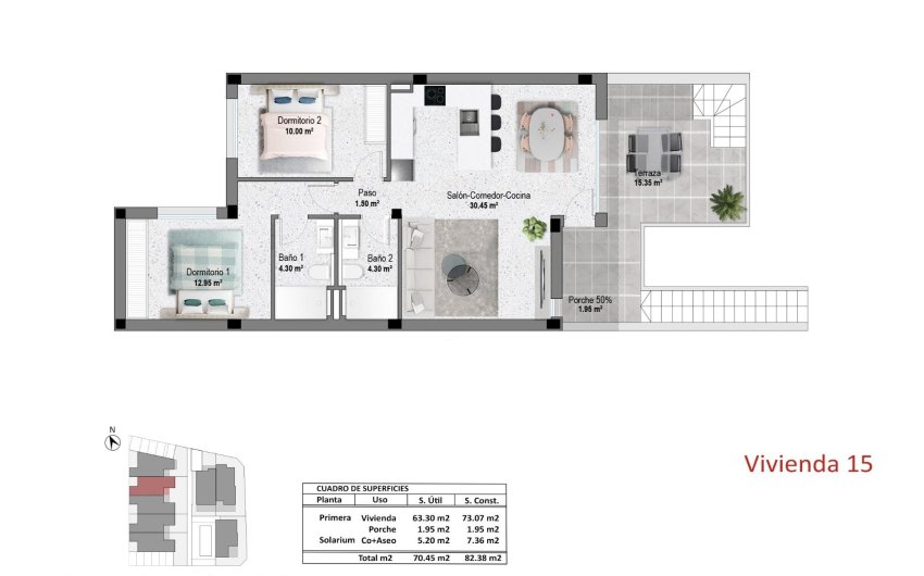 New Build - Bungalow -
Pilar de la Horadada - pueblo