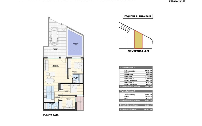 New Build - Bungalow -
Pilar de la Horadada - pueblo