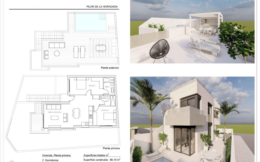 New Build - Bungalow -
Pilar de la Horadada - pueblo