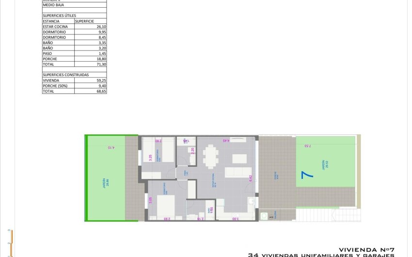 New Build - Bungalow -
Pilar de la Horadada - pueblo