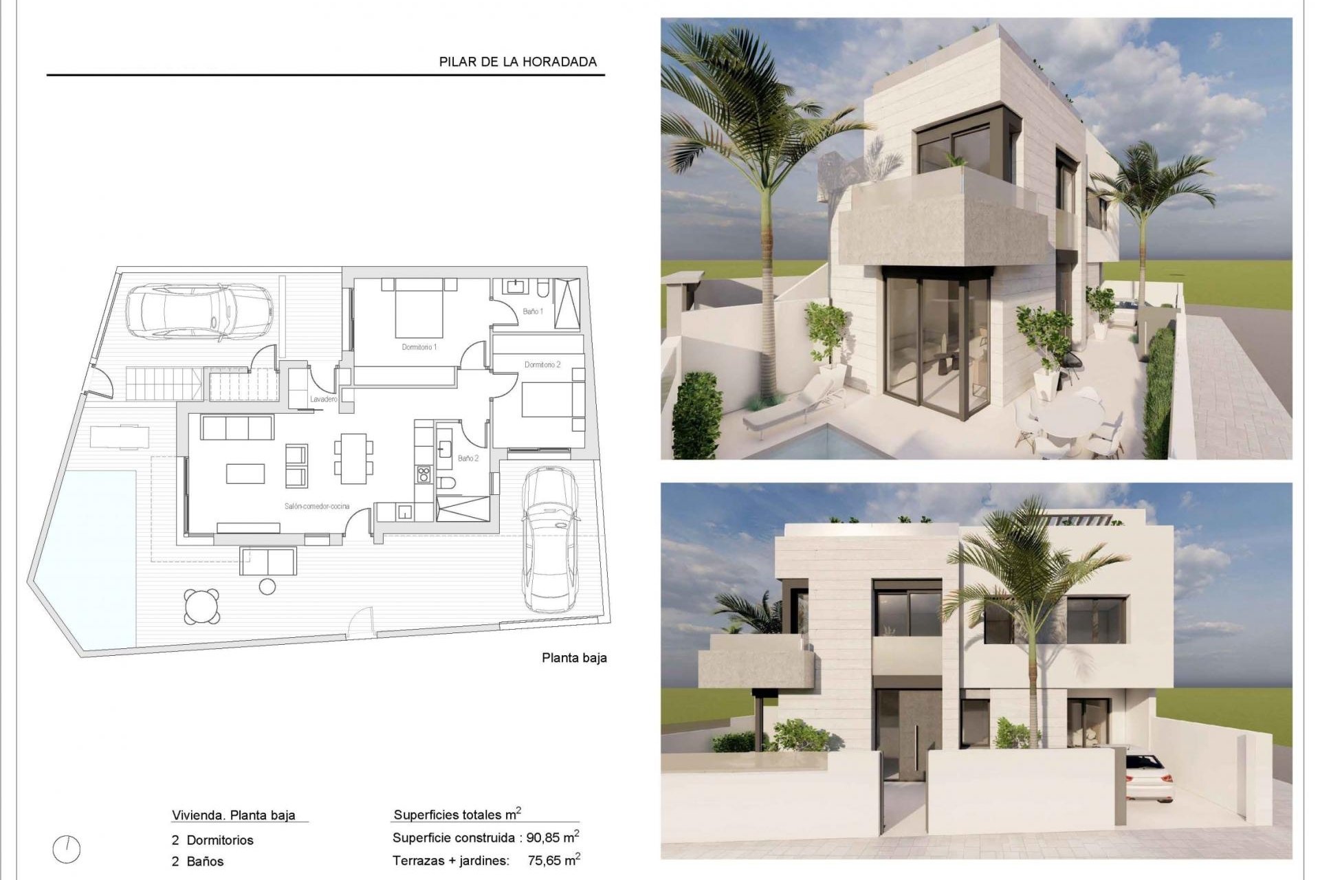 New Build - Bungalow -
Pilar de la Horadada - pueblo