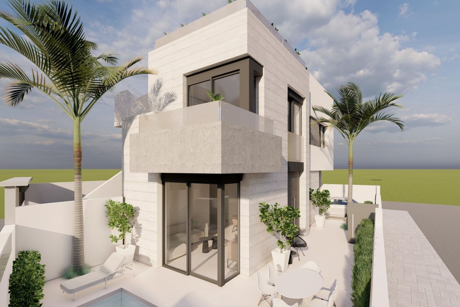 New Build - Bungalow -
Pilar de la Horadada - pueblo