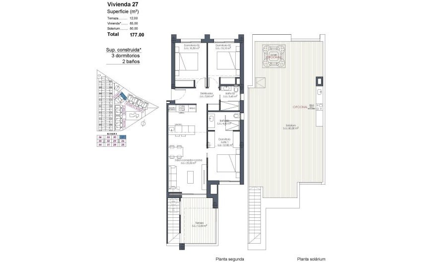 New Build - Penthouse -
Los Alcazares - Serena Golf