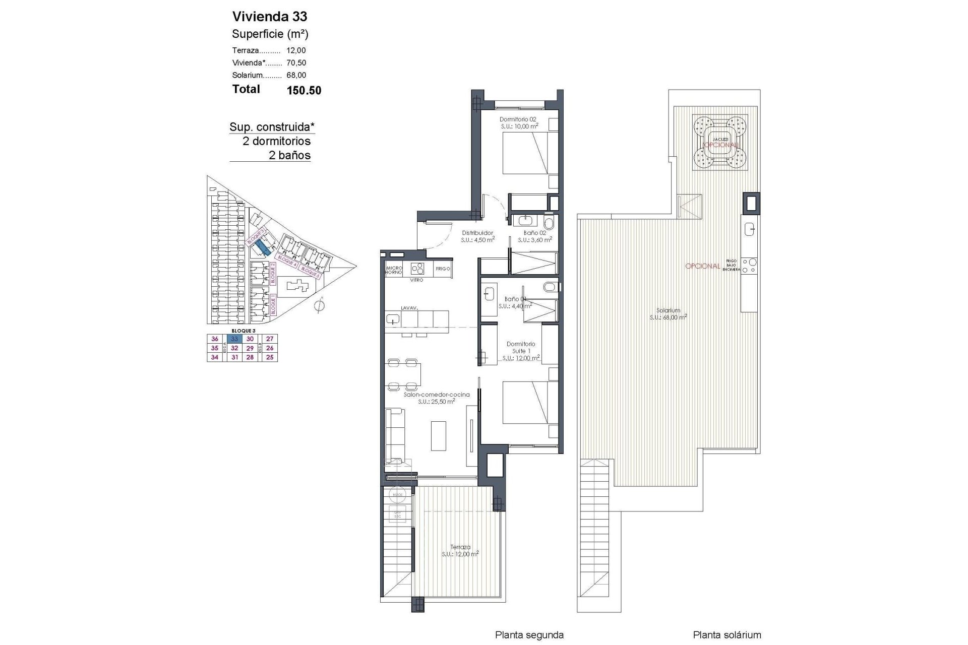 New Build - Penthouse -
Los Alcazares - Serena Golf