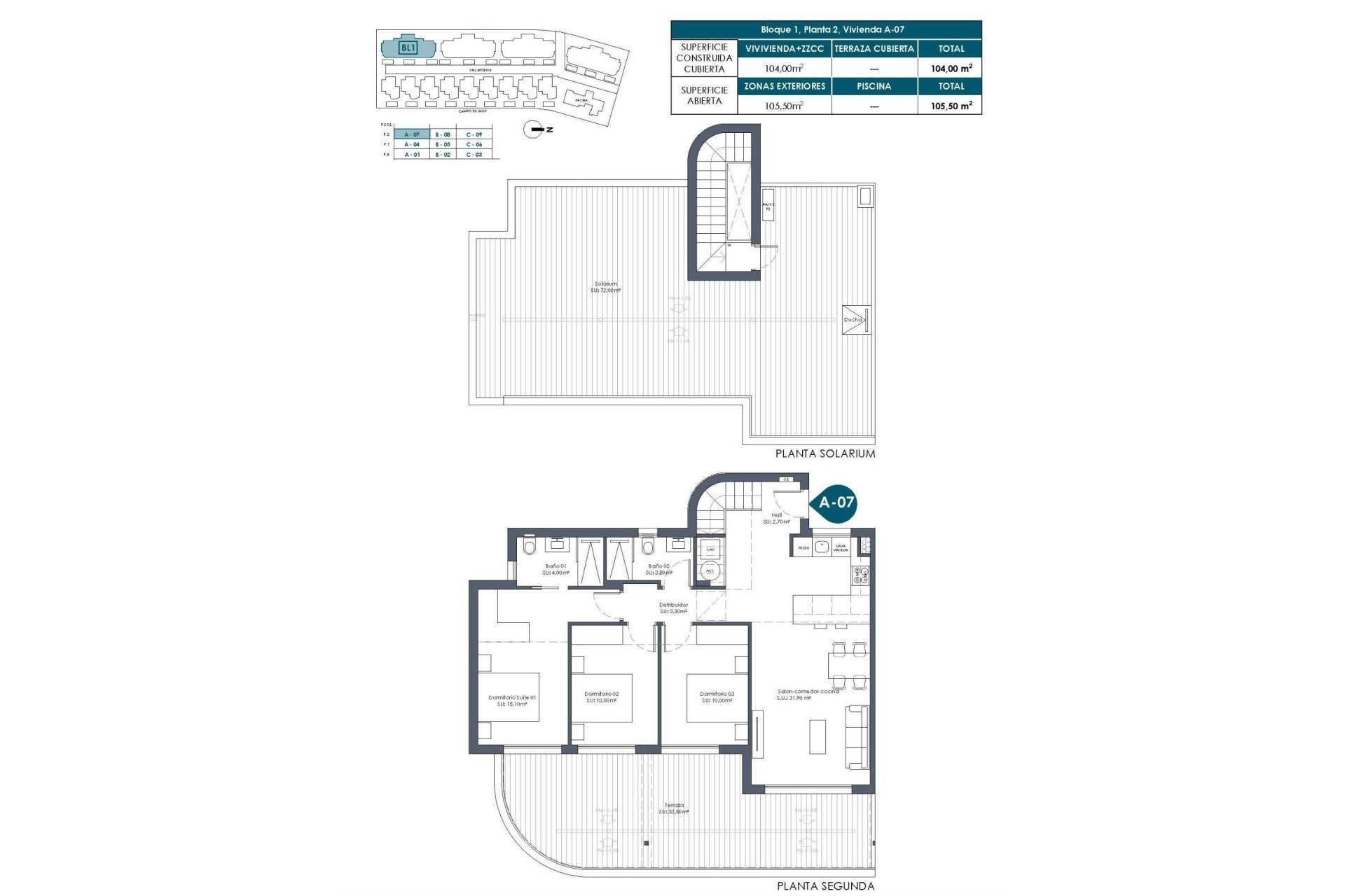 New Build - Penthouse -
Los Alcazares - Serena Golf