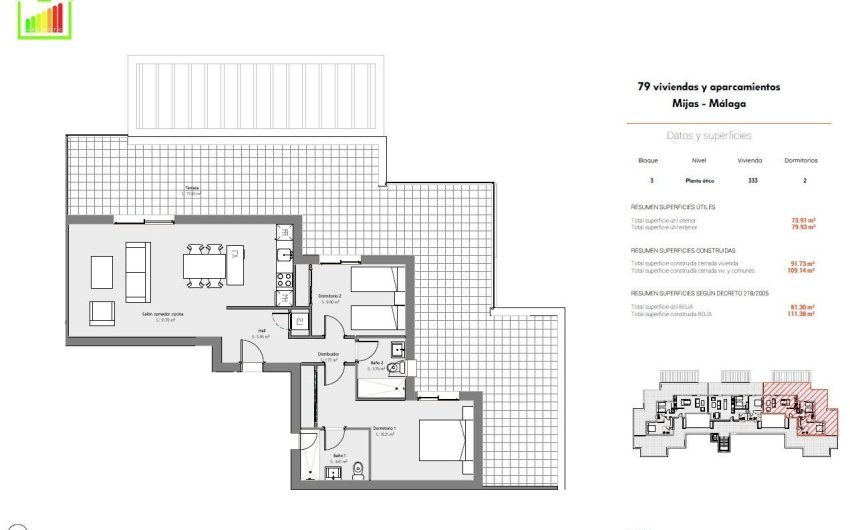 New Build - Penthouse -
Mijas - Lagar Martell