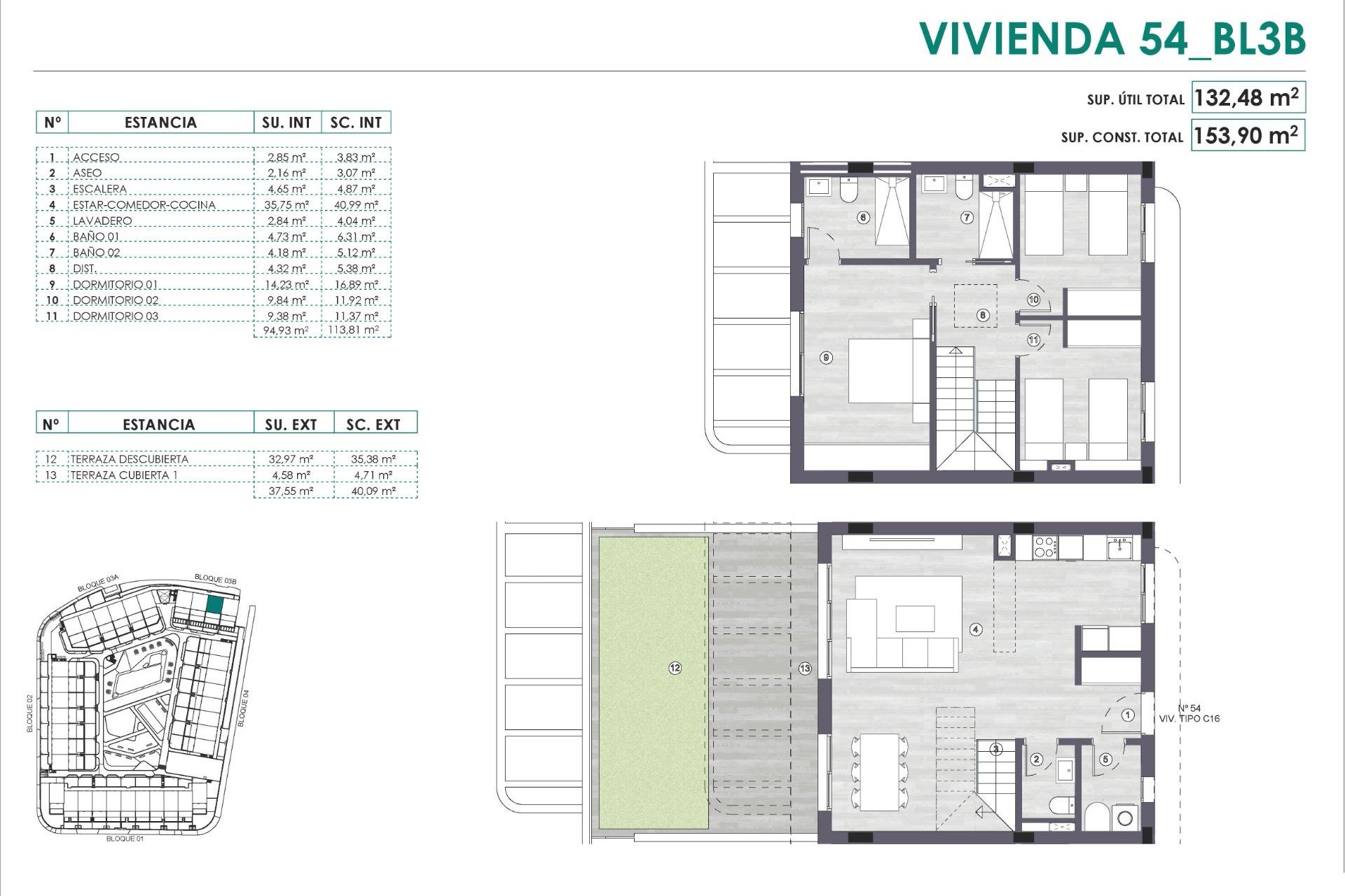 New Build - Penthouse -
Monforte del Cid - Alenda Golf