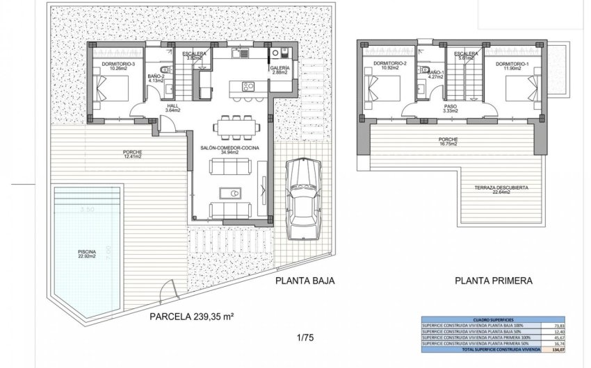 New Build - Villa -
Benijofar - Polideportivo