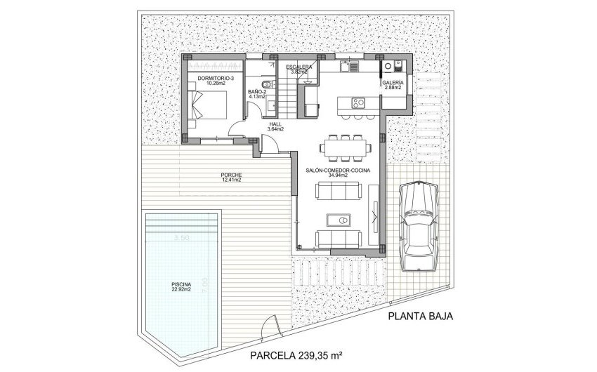 New Build - Villa -
Benijofar - Polideportivo