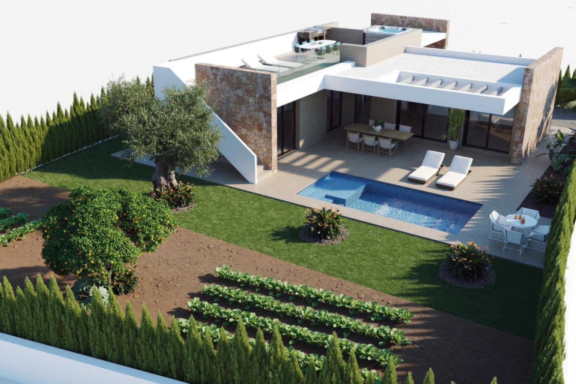 New Build - Villa -
Fuente Álamo - Hacienda del Alamo