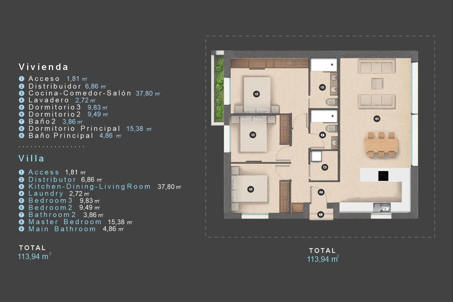 New Build - Villa -
Orihuela Costa - Las Filipinas