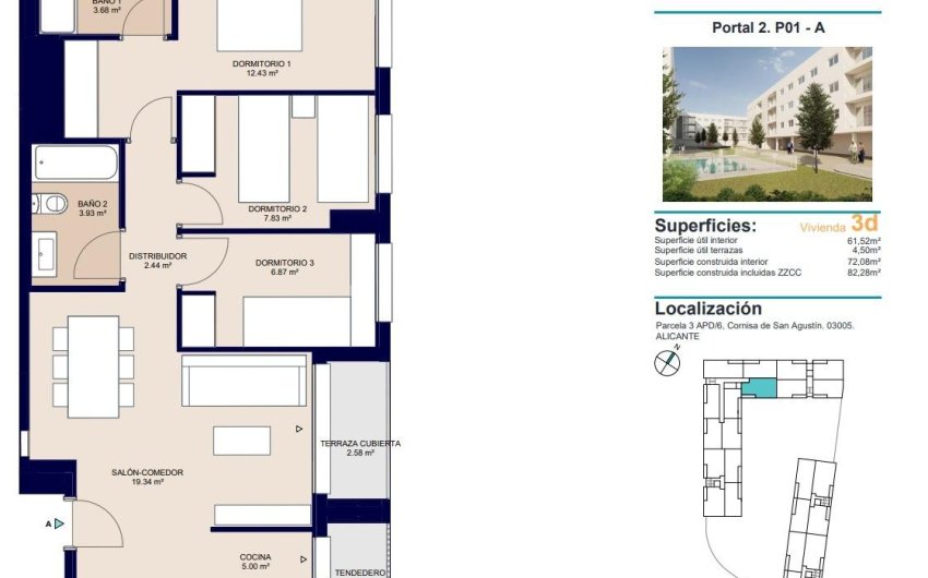 Nieuwbouw Woningen - Apartment -
Alicante - San Agustín