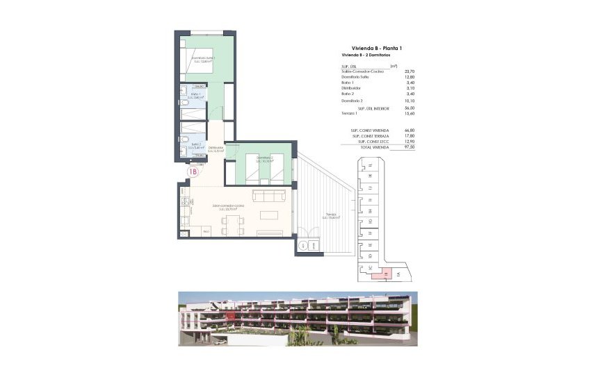 Nieuwbouw Woningen - Apartment -
Benijofar - Pueblo