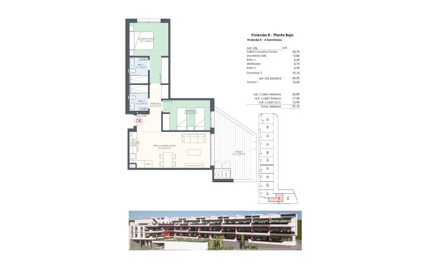 Nieuwbouw Woningen - Apartment -
Benijofar - Pueblo