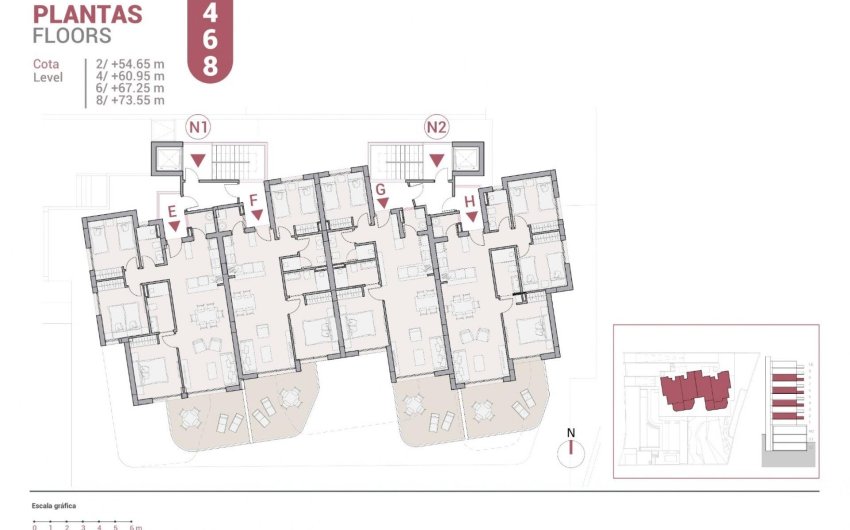 Nieuwbouw Woningen - Apartment -
Calpe - Manzanera