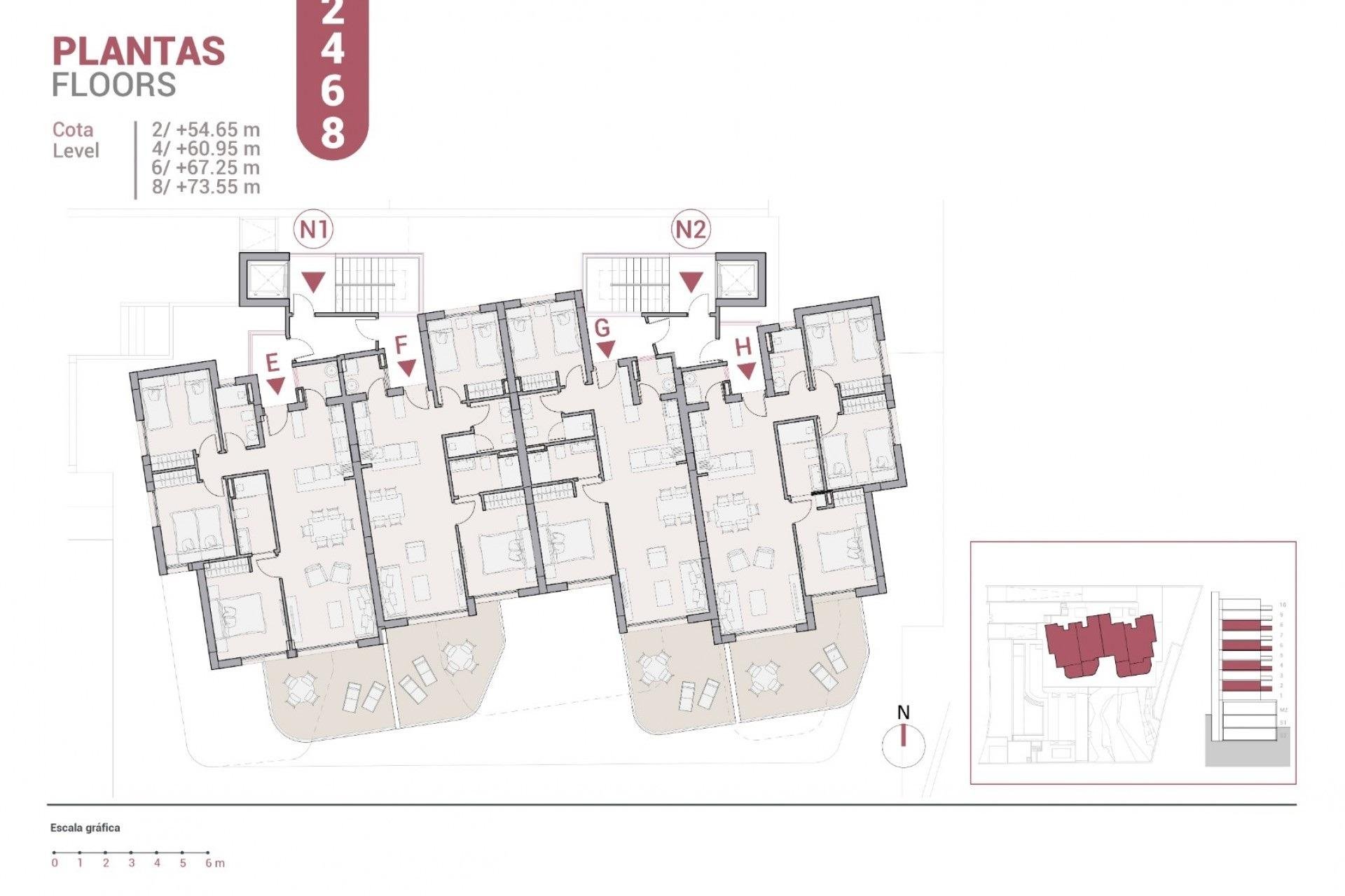 Nieuwbouw Woningen - Apartment -
Calpe - Manzanera