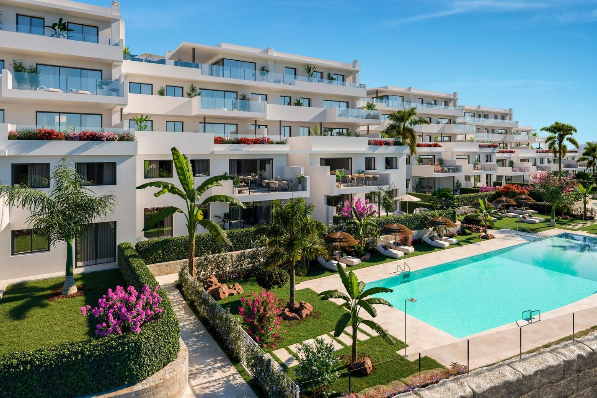 Nieuwbouw Woningen - Apartment -
Casares - Finca Cortesín