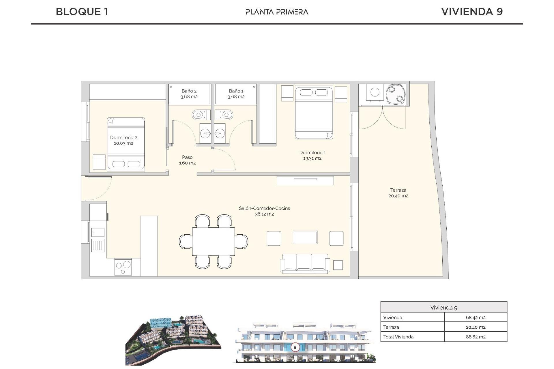 Nieuwbouw Woningen - Apartment -
Finestrat - Puig Campana Golf