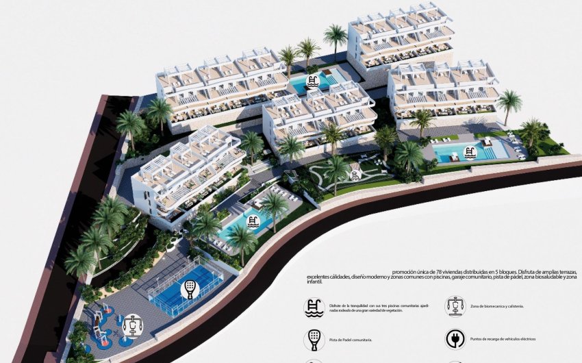 Nieuwbouw Woningen - Apartment -
Finestrat - Puig Campana Golf