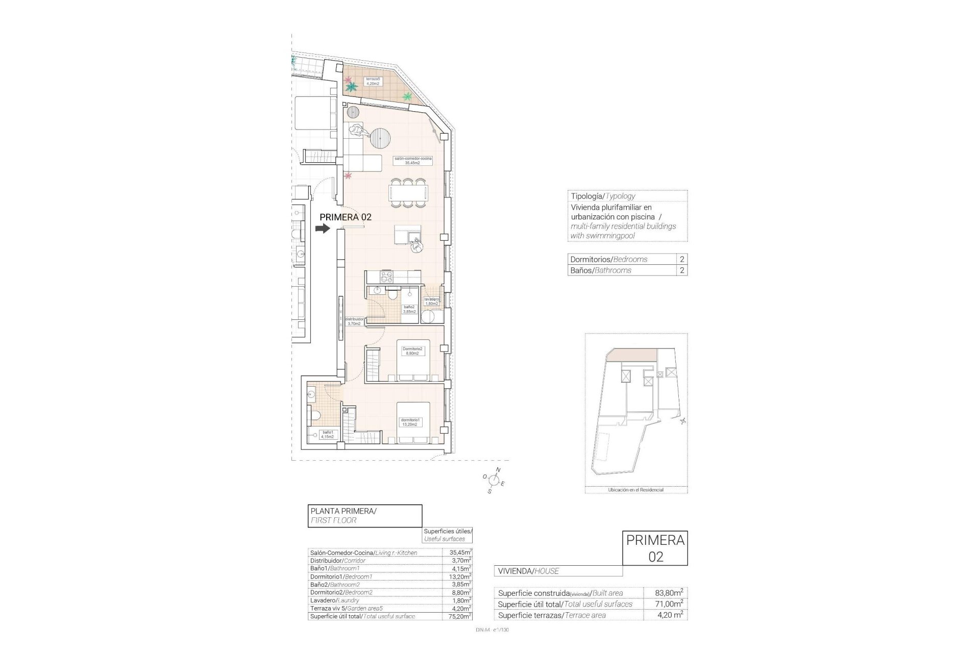 Nieuwbouw Woningen - Apartment -
Hondón de las Nieves - Pueblo