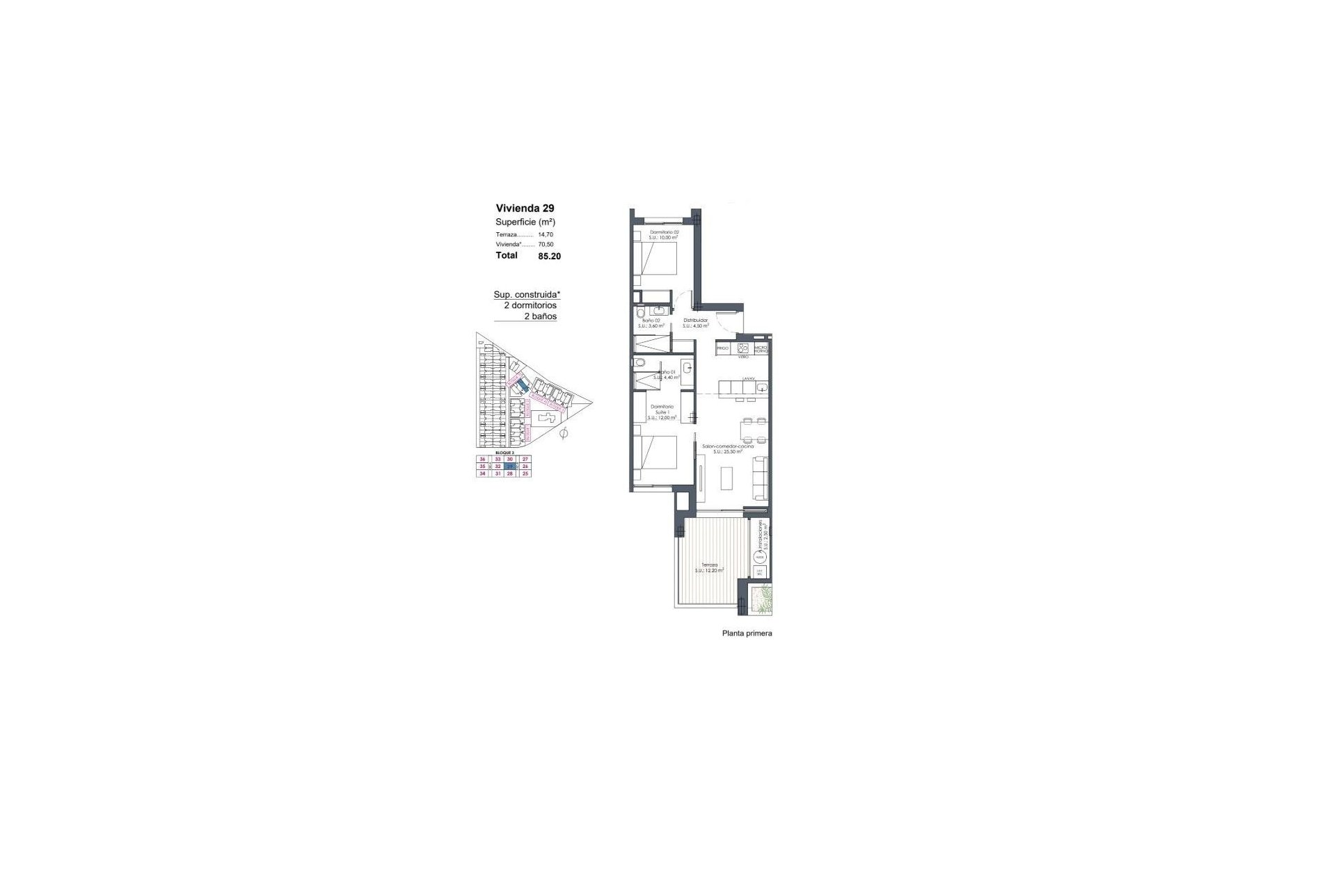 Nieuwbouw Woningen - Apartment -
Los Alcazares - Serena Golf