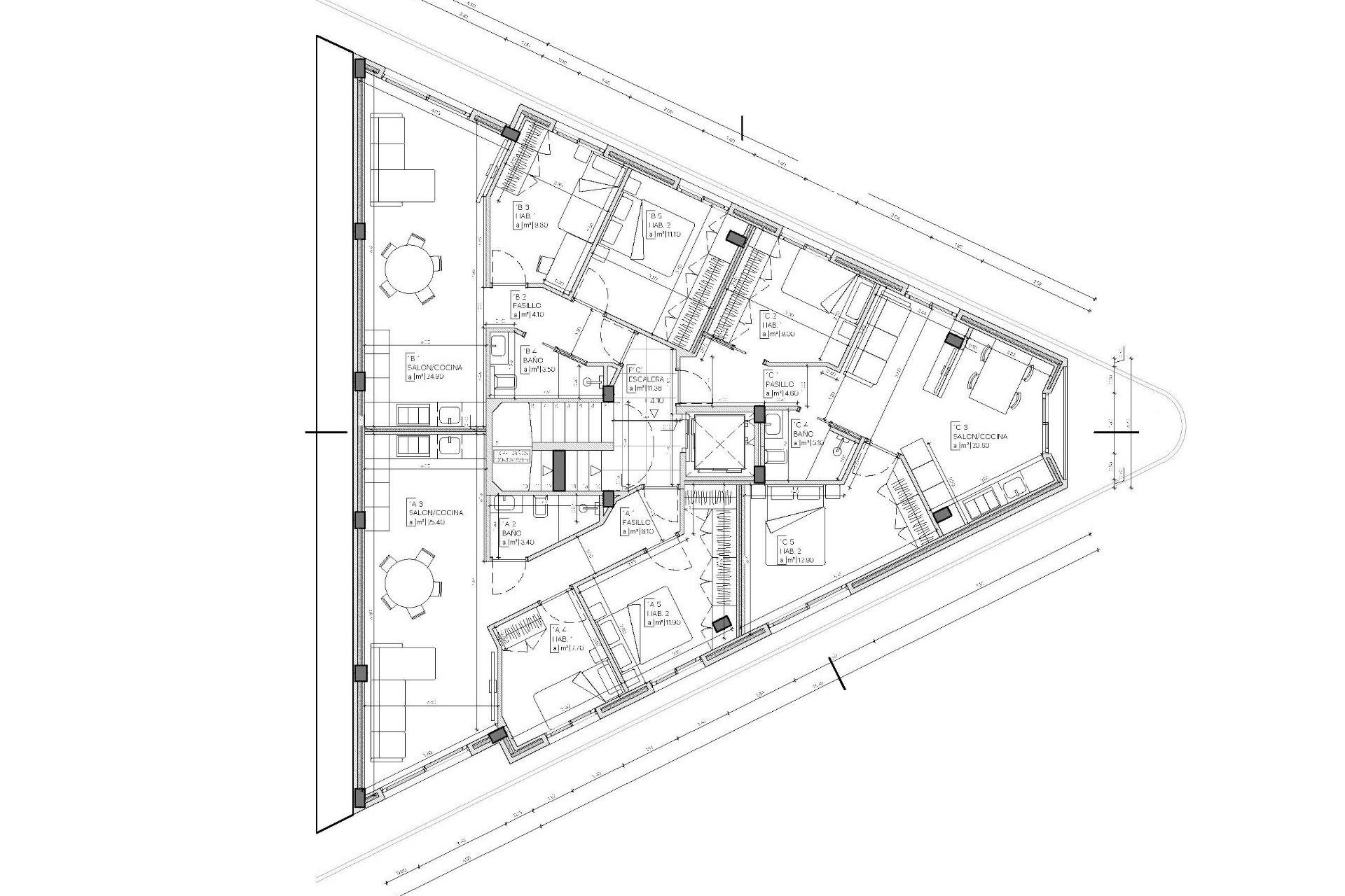 Nieuwbouw Woningen - Apartment -
Mazarron - pueblo