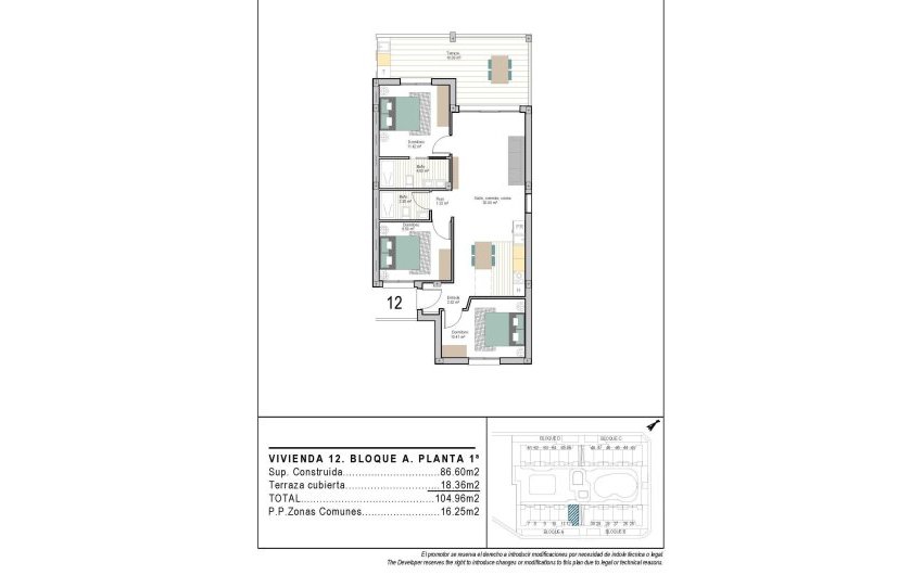 Nieuwbouw Woningen - Apartment -
Torre Pacheco - San Cayetano