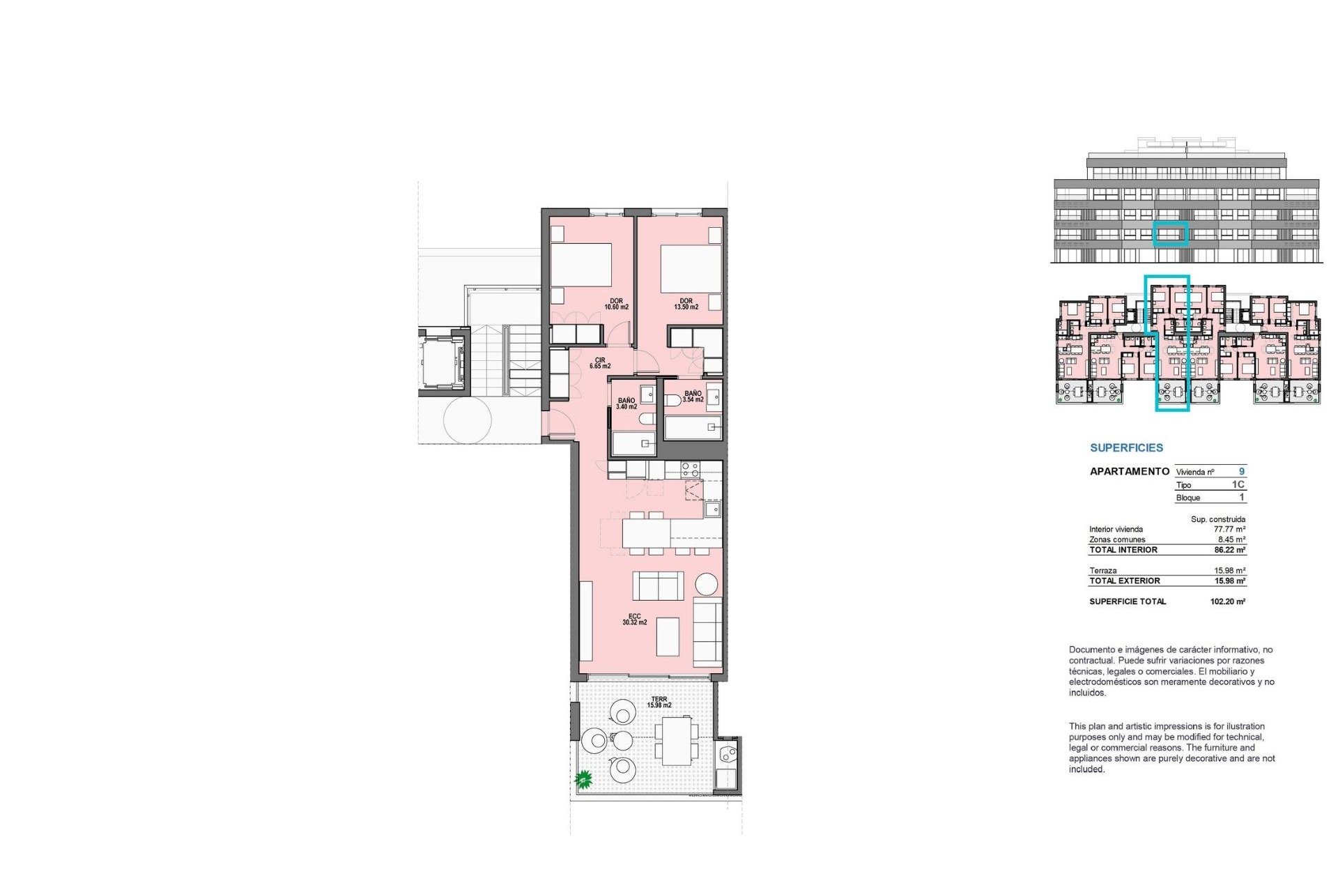 Nieuwbouw Woningen - Apartment -
Torre Pacheco - Santa Rosalia Lake And Life Resort