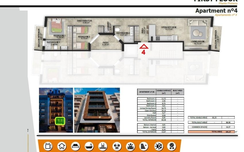 Nieuwbouw Woningen - Apartment -
Torrevieja - Playa de El Cura