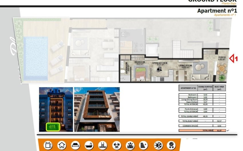 Nieuwbouw Woningen - Apartment -
Torrevieja - Playa de El Cura