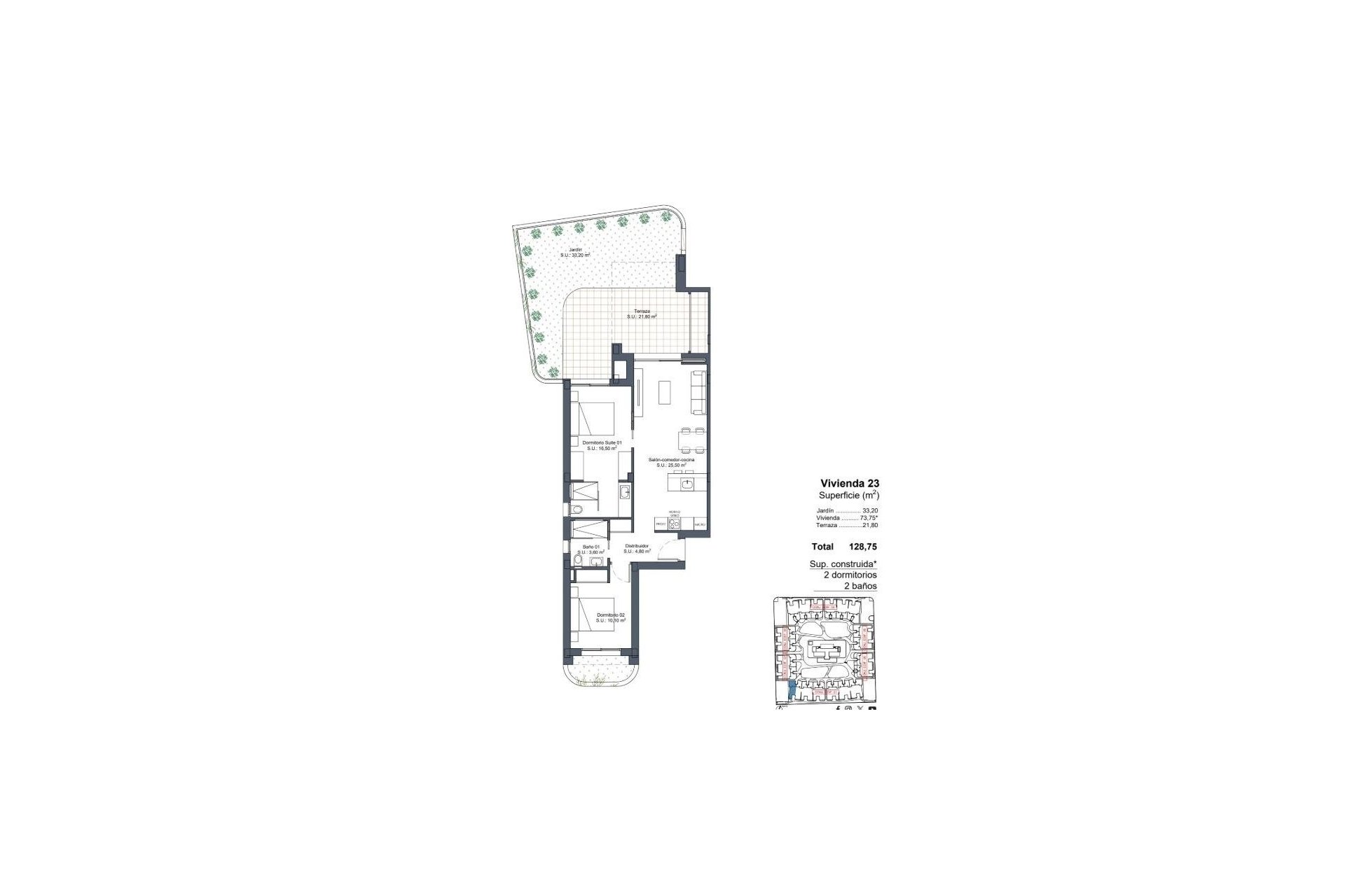 Nieuwbouw Woningen - Bungalow -
Ciudad Quesada - Lo Marabú