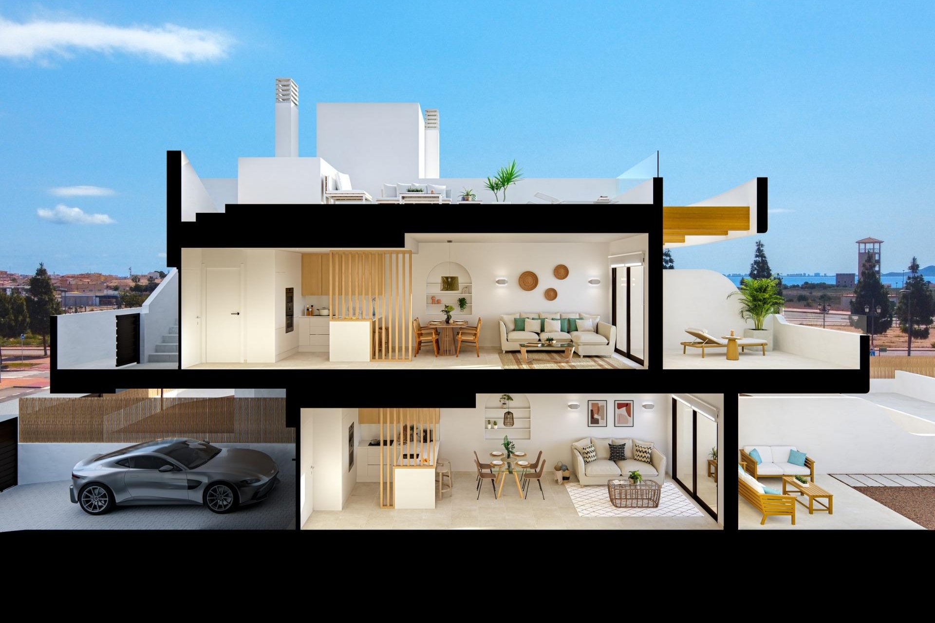 Nieuwbouw Woningen - Bungalow -
Los Alcazares - Serena Golf