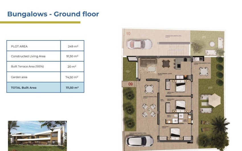 Nieuwbouw Woningen - Bungalow -
Orihuela Costa - La Ciñuelica